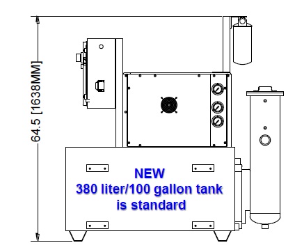 ChipBLASTER J-30, 8 GPM, 1200 PSI, 100 Gal.