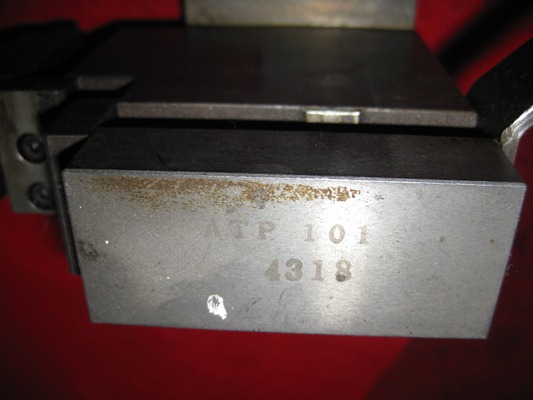CITIZEN, ATP-101, F20/25 SETTING BLOCK W/TOOL SETTING JIG, MOUNTS TO TP-1000