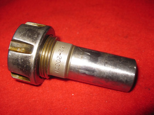 Drill Sleeve, 1 Diam x 33mm L, no flat, ER20 Collet, Schaublin 62-20001