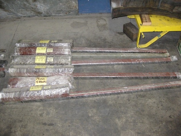 LNS Channels for LNS Express 226 or 326 Bar loaders