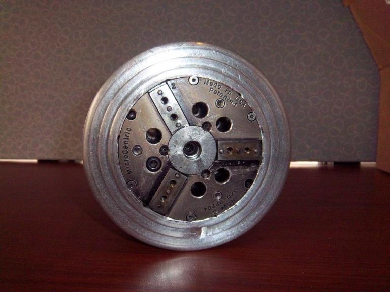MicroCentric HSV3-3, 4 High Speed 3-Jaw Air Chuck, Air Tube