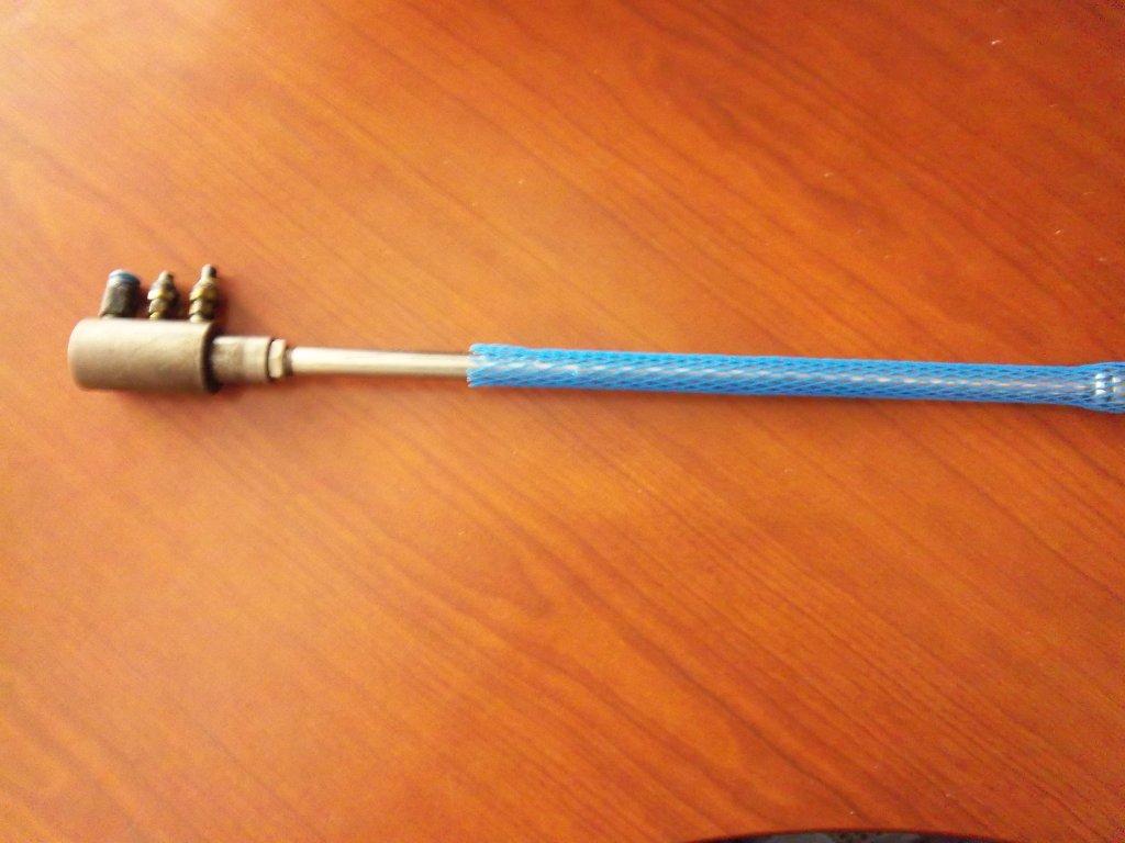 MicroCentric HSV3-3, 4 High Speed 3-Jaw Air Chuck, Air Tube