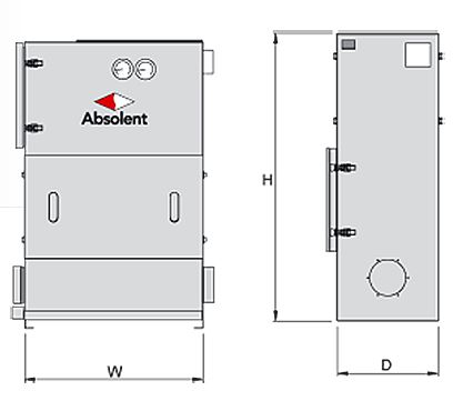 355 CFM, ABSOLENT A-mist 6C, (replaces ODF 800)