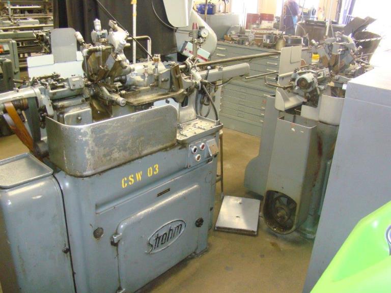 Package of 6 Cam Swiss Screw Machines, (4) Strohm M-125 and (2) Tornos M7
