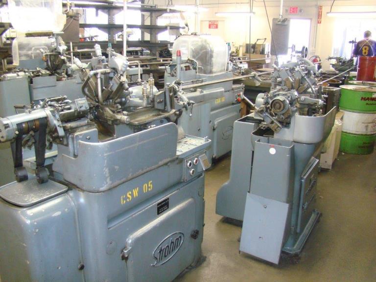 Package of 6 Cam Swiss Screw Machines, (4) Strohm M-125 and (2) Tornos M7