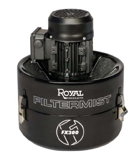 New ROYAL FX-300 Filtermist, 295 CFM for machines up to 80cubic feet
