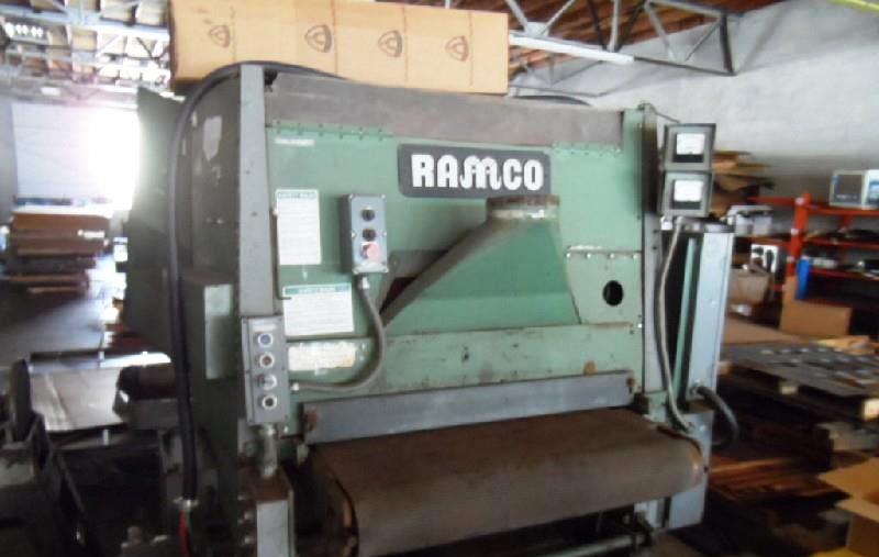 36 , RAMCO 37T/2, Wide Dual Head Belt Sander, Wet