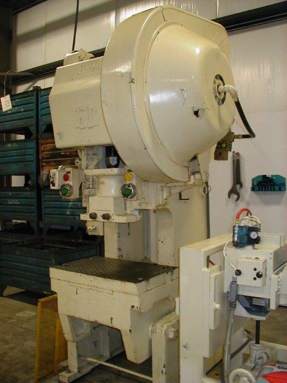 60 Ton, BLISS, 4 Stroke, 100 SPM, 15 3/4 Shut Height