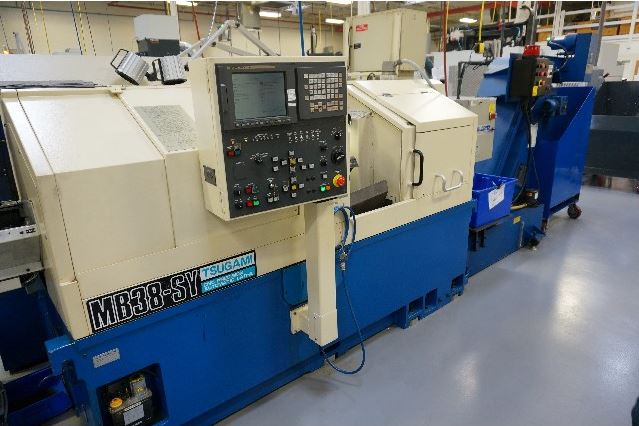 Tsugami MB-38SY, Fanuc LH1, 1-1/2 , 2004, 2x8 Pos Trrt, 6-Axis, Sub, Iemca 547