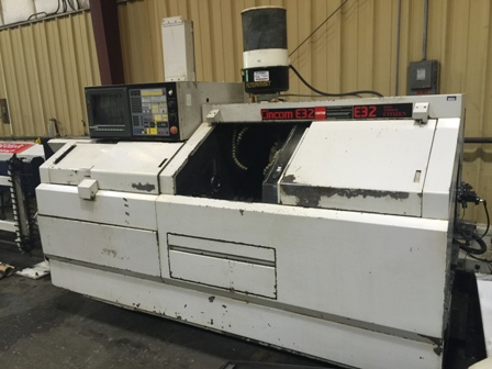 1 1/4 CITIZEN E32, MITSUBISHI, 1999, 2-Trrt, Chip Convyr, Magazine Bar Feed