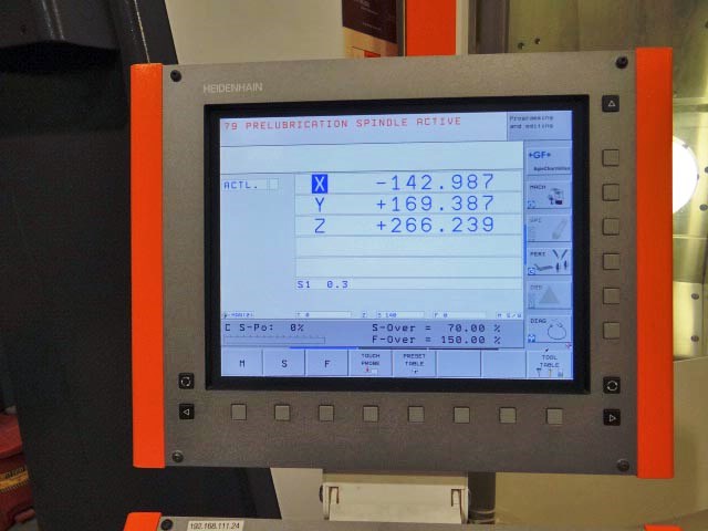 19.7 X, 17.7 Y, 13.8 Z, MIKRON HSM 500, 2010, 42K RPM, HSK E40, Tool Measuring