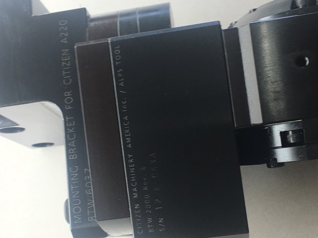 CITIZEN THREAD WHIRLING TOOL, #CIT-BTW-2000-A220, 2013, 12 pos ring, like new