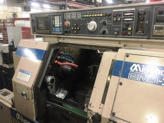 MIYANO BND-34C3, FANUC 0T, 1997, 1 5/16 , LIVE TOOLS, IEMCA BOSS 542 BARFEED