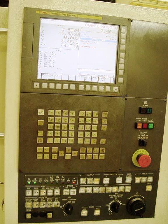 1-1/2 TSUGAMI BH38, 2006, Fanuc 31iT, Gang-Turret 11-axis, Sub spindle, FMB