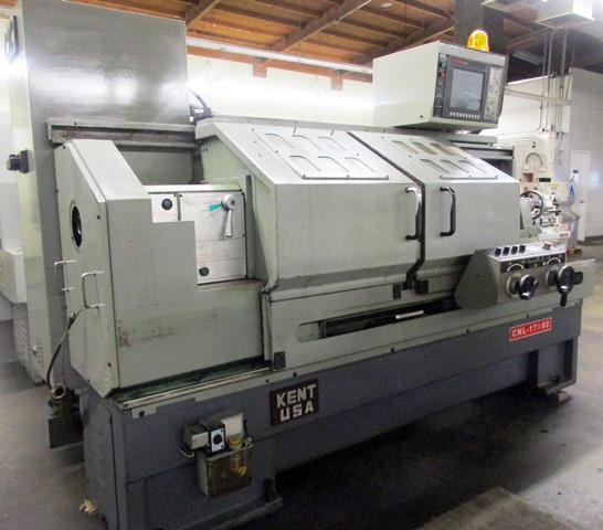KENT, No. CNL-1760, ANILAM 4200T, 8 Chk, 2 , 2001, Tail Stock, Gang Tool