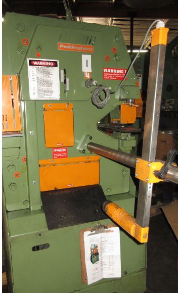 4 x4 x1/4 angle, 1-1/4 thru 1/2 MS, Peddinghaus Peddicat, 55 ton
