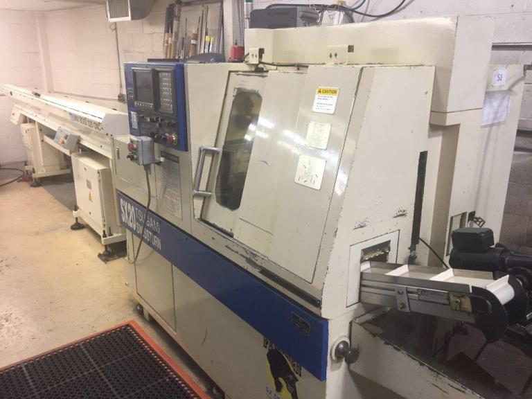 3/4 TSUGAMI BS20B (SX20B) 1995, Fanuc LA-1, 3Rot/7OD/4ID/3BW. Iemca Loader