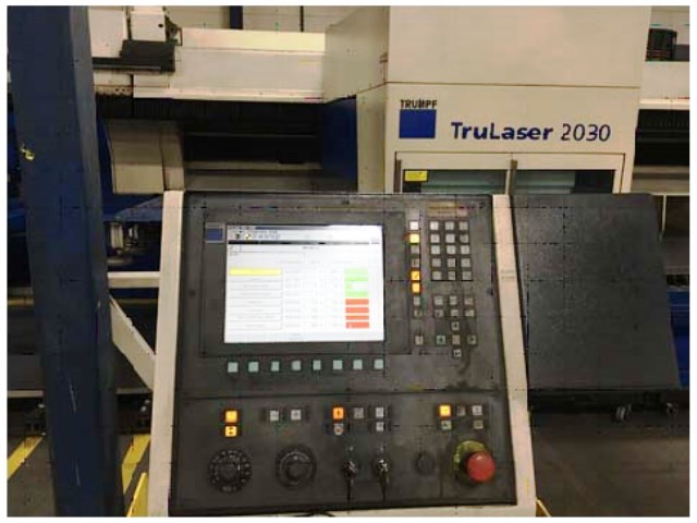 TRUMPF TRULASER 2030, 2007, 120 X, 60 Y, 4.5 Z, Siemens 840D, Chiller