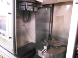 OKUMA, No. 2SP-V80, 2012, (2)1,250 RPM, (2)4.3 Bore, (2)12 Station Turret