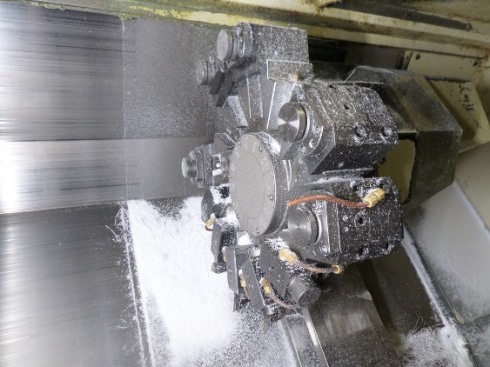 OKUMA LU 15/2ST/350, OSP 7000L, 8 Chk, 2 , 1995, CHIP CONVEYOR