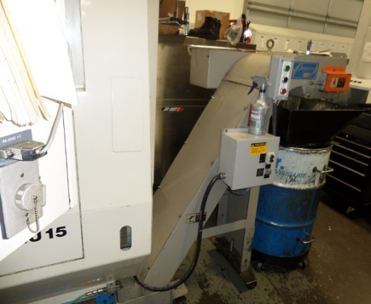 OKUMA LU 15/2ST/350, OSP 7000L, 8 Chk, 2 , 1995, CHIP CONVEYOR