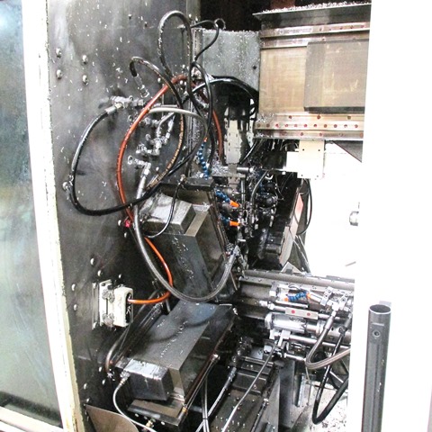 3/4 , TORNOS, MULTI ALPHA 20, FANUC, 2006, 8-spindle, Backworking, HPC, Barfeed