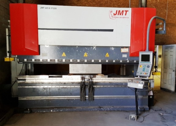 242 Ton x 12', JMT ADS37220, CNC, Delem control, 2-axis back gauge, 10-2 BH