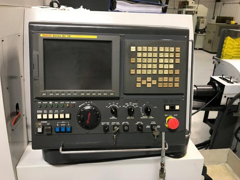 3/4 NEXTURN SA20D, Fanuc 18iTB, 2008, 9 Rot Tools, 7' Bar Ldr, Thread Whirler