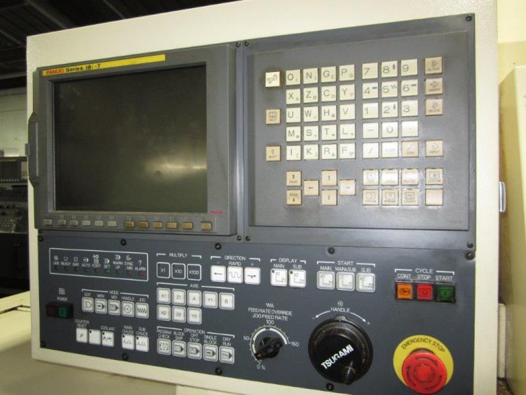 1 1/4 , TSUGAMI BS32CIII, Fanuc LH1, 2003, 7-Axis, live backwork, LNS Express BF