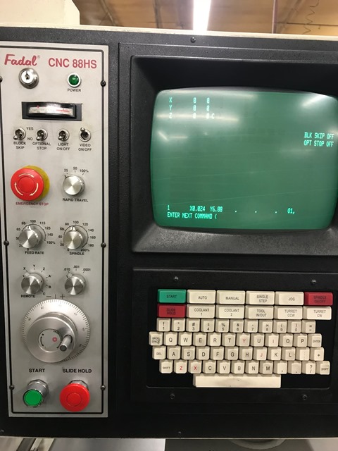 40 X, 20 Y, 20 Z, FADAL VMC-4020, 1994, CNC 88HS, 21ATC, Indexer and control box