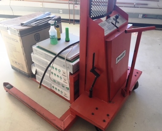 2000# Presto Lift, Mdl WPS5036-20, 2000# x 24LC, Like New, electric