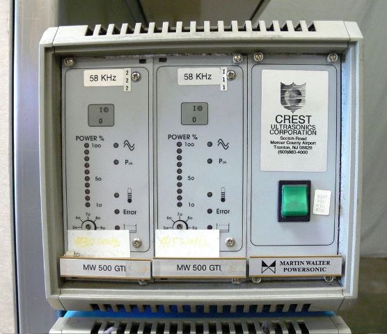 Crest Ultrasonic Enclosed Vapor Degreaser/ multi sump, automated, 12x18x12 tank
