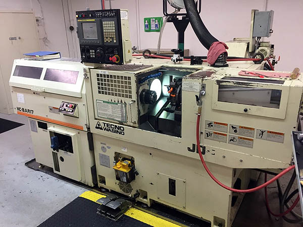 Tecno Wasino JD-1, FANUC 21iTB, 3 Chk, 1.5 cap, 2005, 8-pos turret, sub spindle