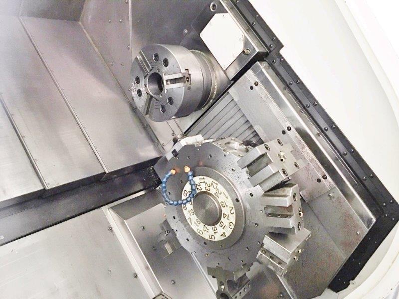 NAKAMURA-TOME WT-300MMY Big Bore, Fanuc, 2005, Y-axis, Dual Turret, 4 Bar Cap