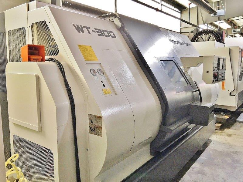 NAKAMURA-TOME WT-300MMY Big Bore, Fanuc, 2005, Y-axis, Dual Turret, 4 Bar Cap