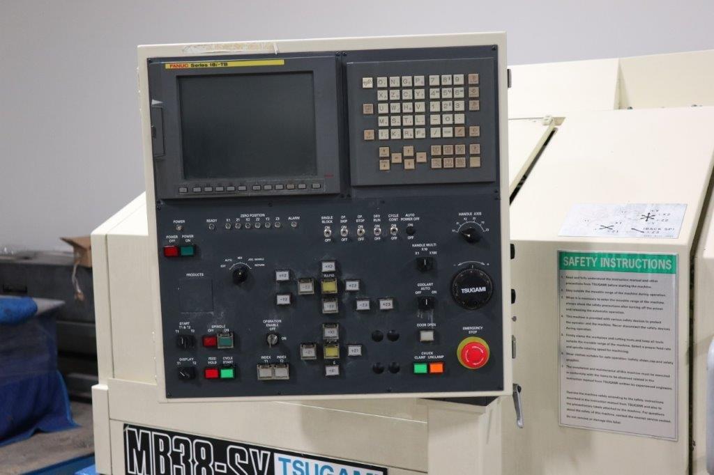 Tsugami MB-38SY, Fanuc LH1, 1-1/2 , 2005, 2x8 Pos Trrt, 6-Axis, Sub, short Iemca