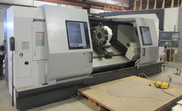OKUMA LB45II C2000, OSP-P300L, 24 Chk, 10 1/4 , 2015, Tail Stock, 12 Station