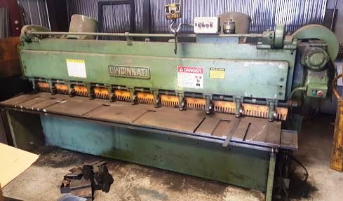1/4 x 10', CINCINNATI, No. 1810, POWER SQUARING SHEAR