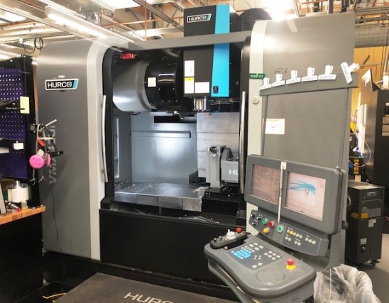 42 X, 24 Y, 20.5 Z, HURCO VMX42UI, 2014, 5 AXIS TRUNNION, 12,000 RPM