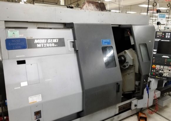 MORI SEIKI MT2000A1S, MSG501, 2 1/2 , 2003, B-axis mill-turn, 21x40 cc; 40 ATC