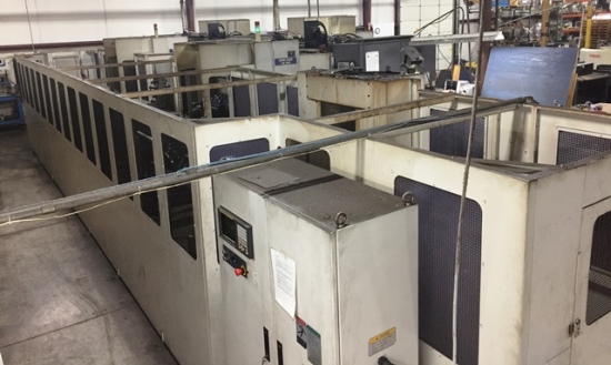MORI SEIKI, (2) SH-503 w/ 18 pallet pool, Fanuc, , 2001, 120 ATC, 40 taper, CTS