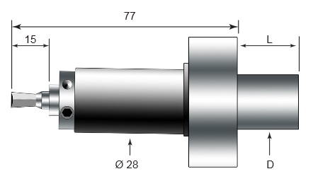 GENEVIEVE NEW Rotary Broach, CNC Swiss/Gang-Tl, Does not need indicator