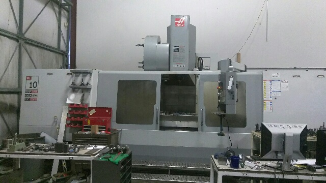 120 X, 32 Y, 30 Z, HAAS VF-10, 2007, Probe, P-Cool, Auger, Rigid Tap