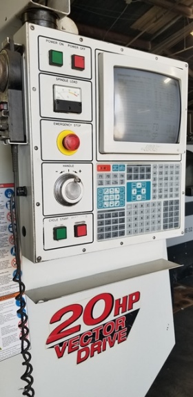 50 X, 26 Y, 25 Z, HAAS VF-5, 2000, 4th Axis Ready, 16 Meg, Macros, Ridgid Tap