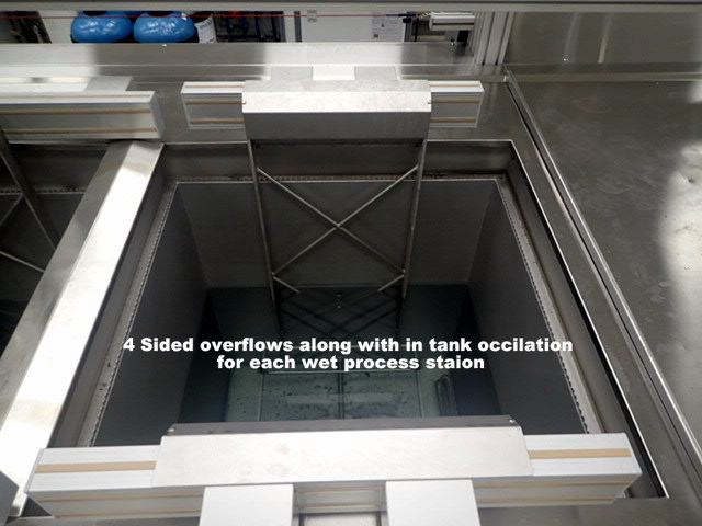 UCM, 2008, Large 10-Tank Ultrasonic Cleaning/PVD Coating, Passivation, XLNT Cond