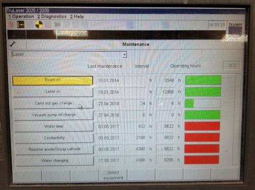 Trumpf Trulaser 2025, 2008, 4' x 10', Siemens, Robotic Load/Unload