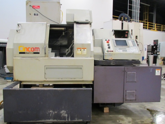 1 Citizen L25 (4M7) CNC Swiss, CINCOM IVC,'96, 4Rot/6OD/4ID/4BWID, Loader