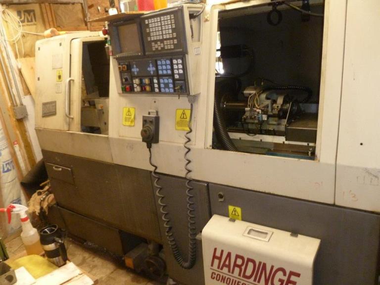1 HARDINGE ST225B, FANUC 18T, 1999, C-Axis, Sub. Live Tlng, 6' Bar Feed