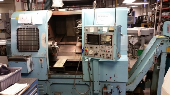 Mori Seiki SL4C, Fanuc 10T, 12 Chk, 4 , 1987, Tailstock, Chip Conveyor