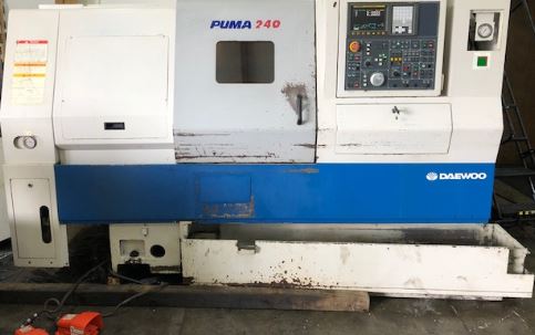Doosan Puma 240B, Fanuc i, 8 Chk, 2 1/2 , 2005, Tailstock, Presetter